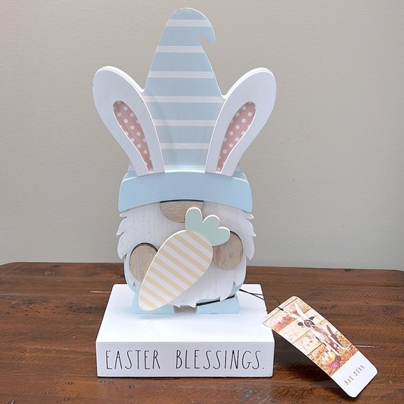 Rae Dunn “Easter Blessings” Bunny Gnome - Picture 2 of 11